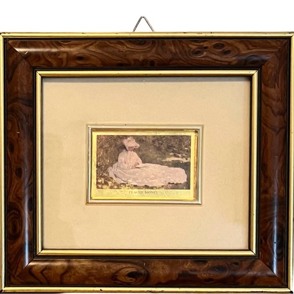 Claude Monet Chromolithography Gold - Picture 4 of 4